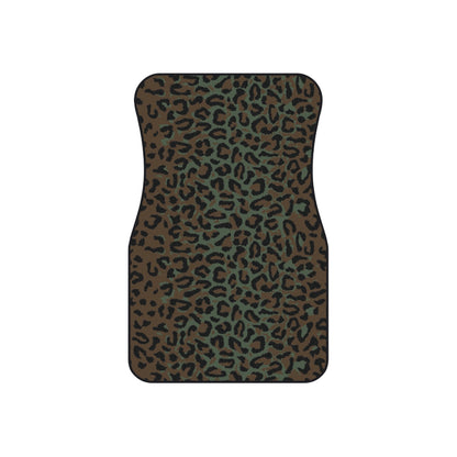 Leopard Spot Camo Front Seat Car Mats (Set of 2).