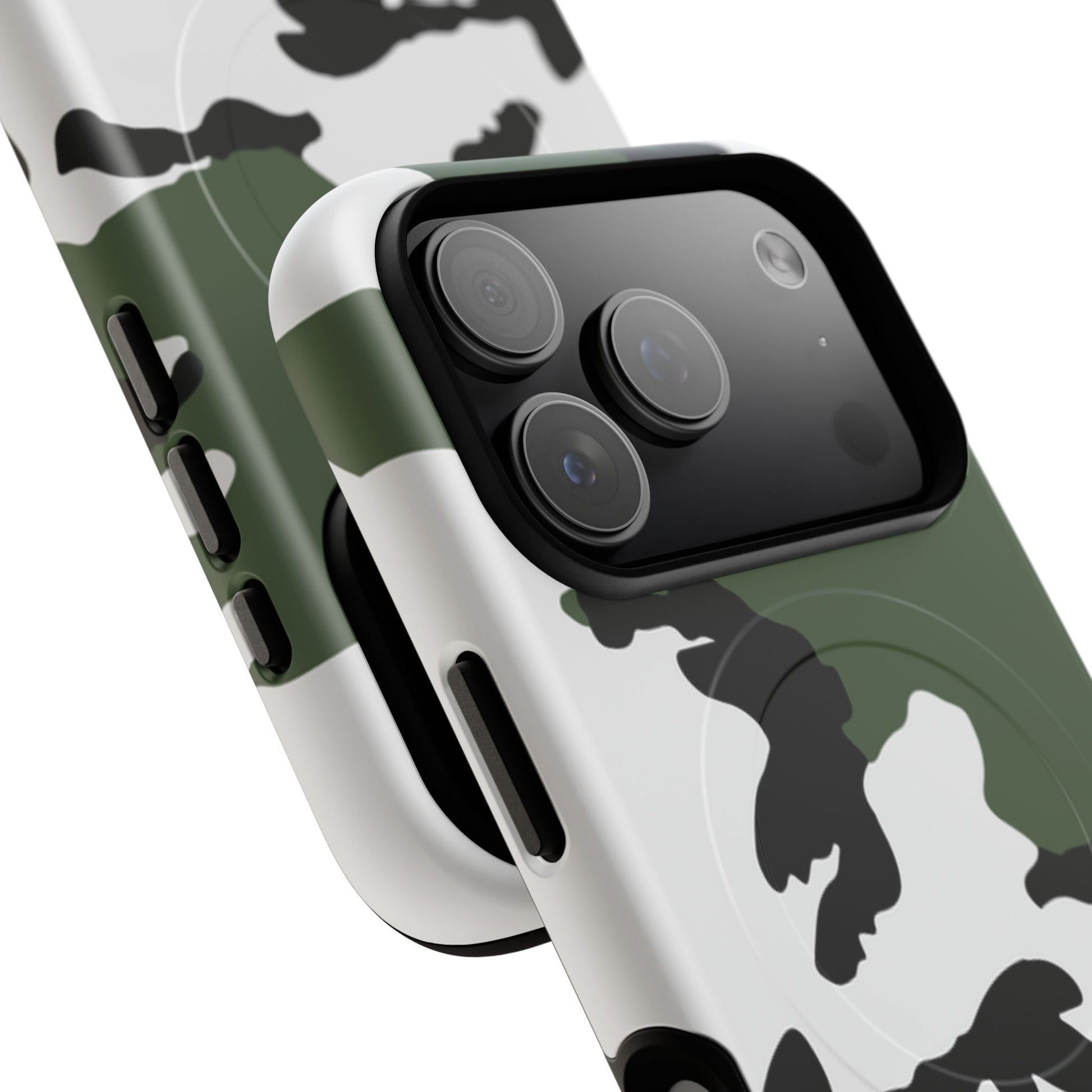 Three-Color Snow Camo MagSafe iPhone 17 Pro Field Case
