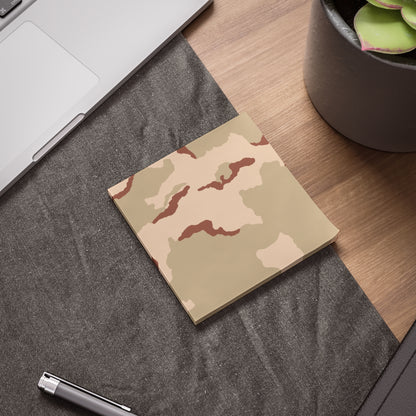 Three-Color Desert Camo Post-it Notepad _ Concealing Coloration