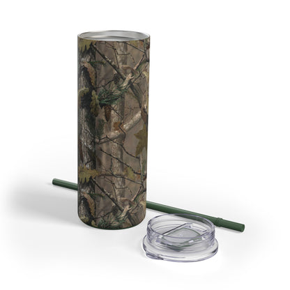 Blind Max HD Camo Skinny 20oz Tumbler with Straw.