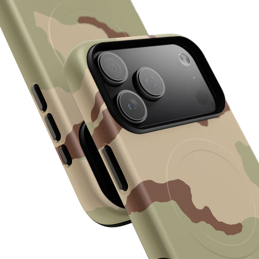 Three-Color Desert Camo MagSafe iPhone 17 Pro Max Field Case