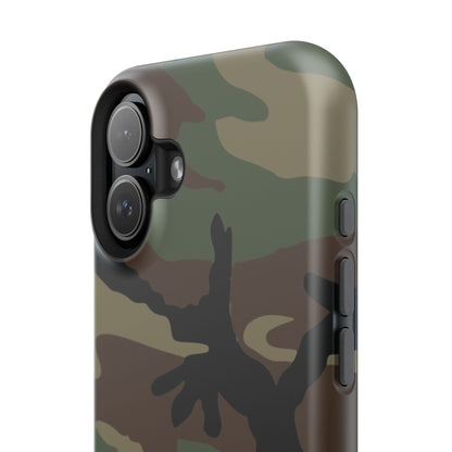 M81 Woodland Camouflage Magsafe iPhone 16 Plus Field Case