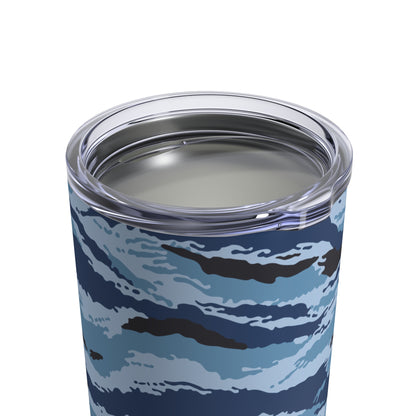 Kamysh Blue Camo 10oz Tumbler.