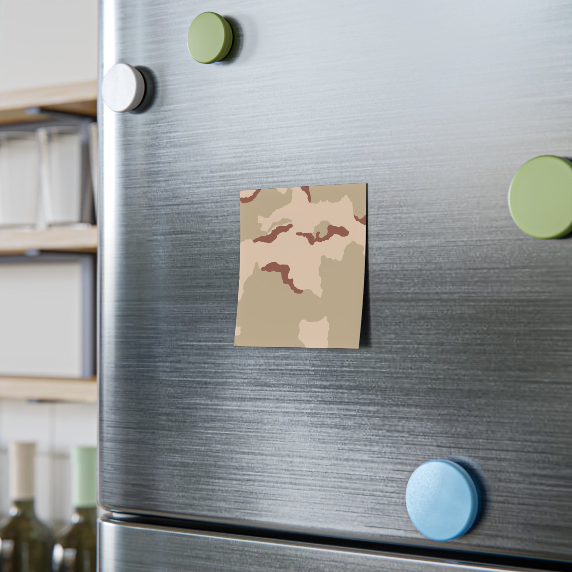 Three-Color Desert Camo Post-it Notepad _ Concealing Coloration