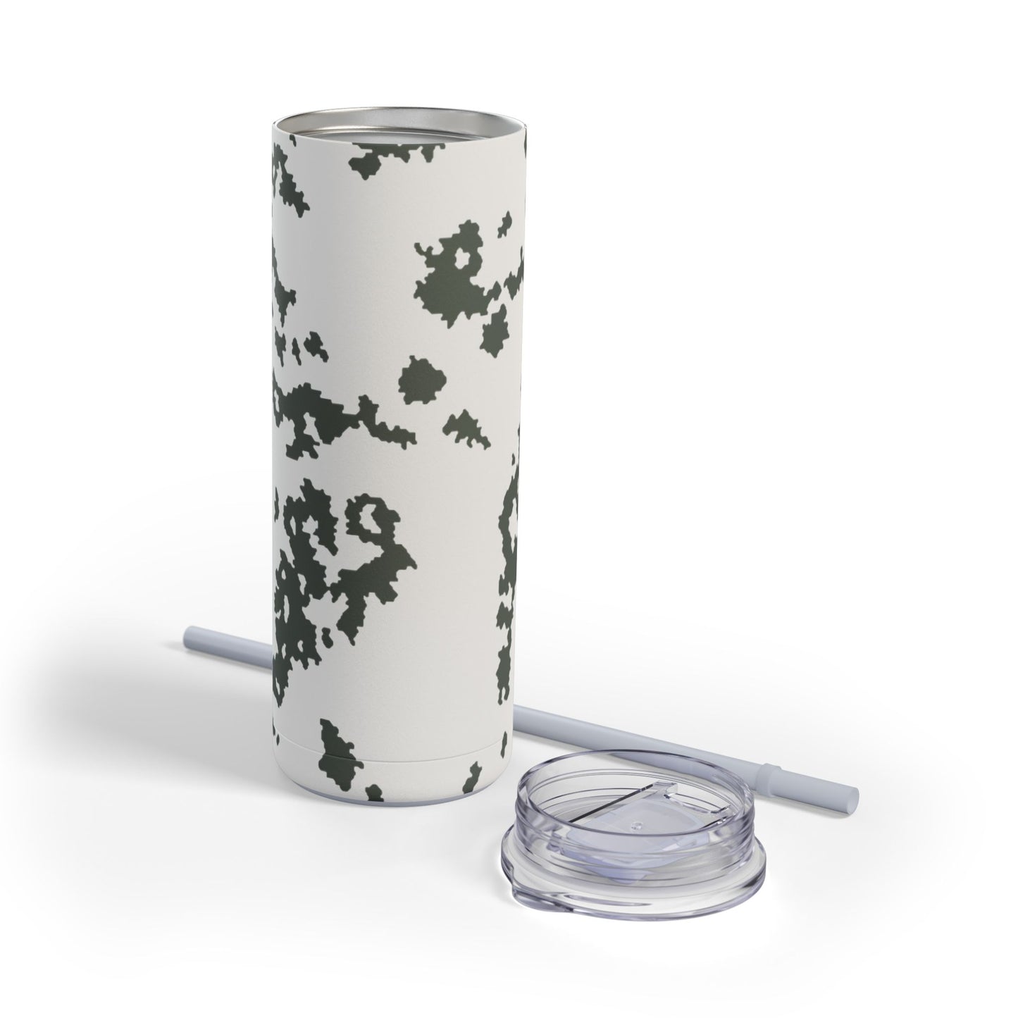 M05 Snow Camo 20oz Skinny Tumbler with Straw