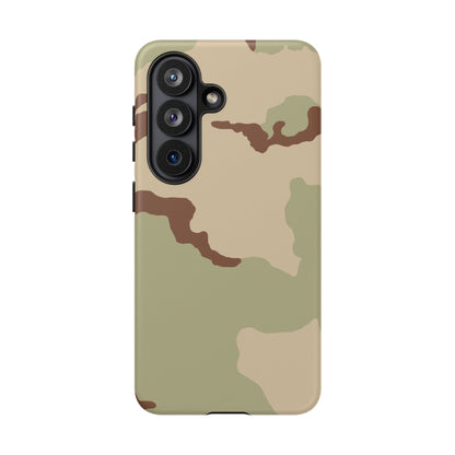 Three-Color Desert Camo Galaxy S26 Field Case