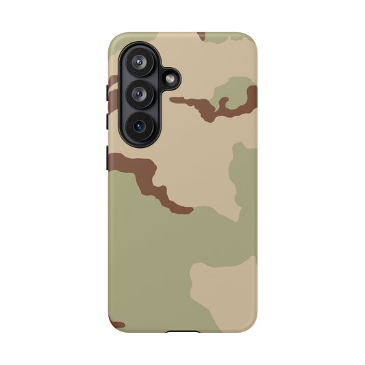 Three-Color Desert Camo Galaxy S26 Field Case