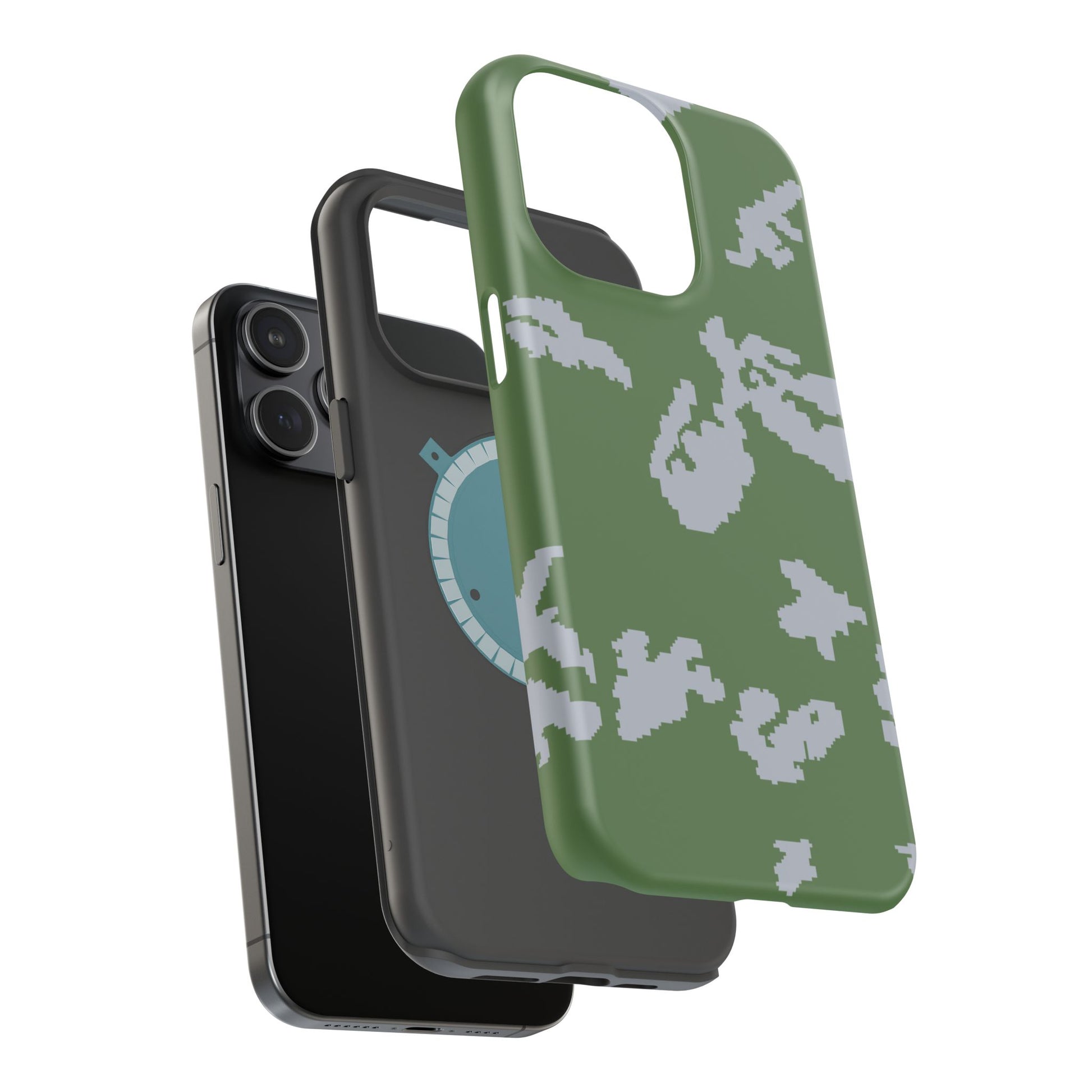 KLMK Camo MagSafe iPhone 15 Pro Max Field Case _ Concealing Coloration