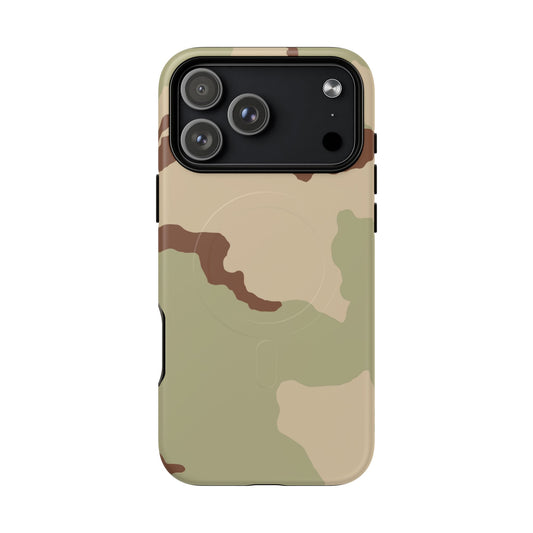 Three-Color Desert Camo MagSafe iPhone 17 Pro Max Field Case