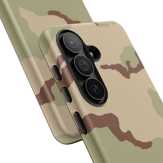 Three-Color Desert Camo Galaxy S26 Field Case