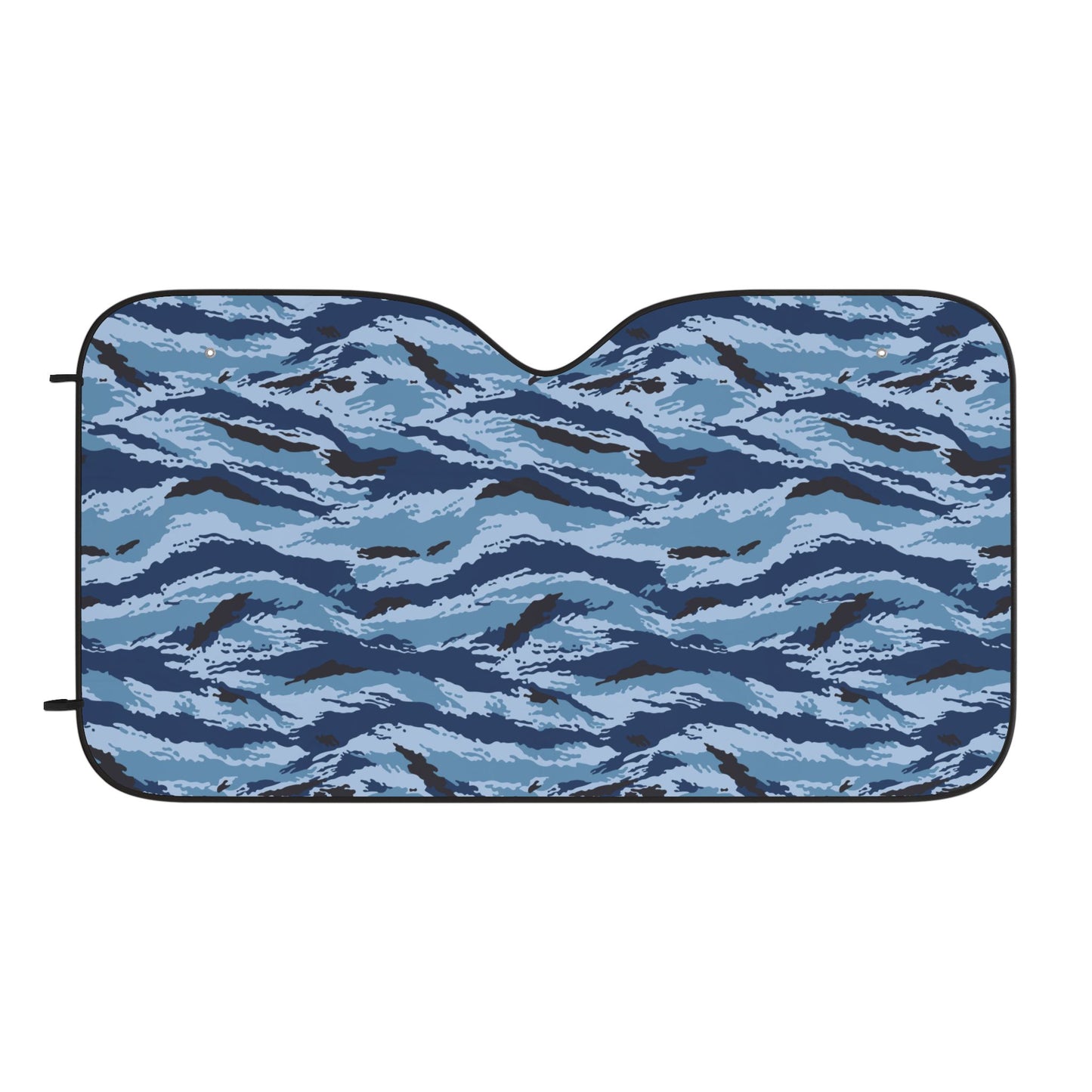 Kamysh Blue Camo Windshield Sun Shade