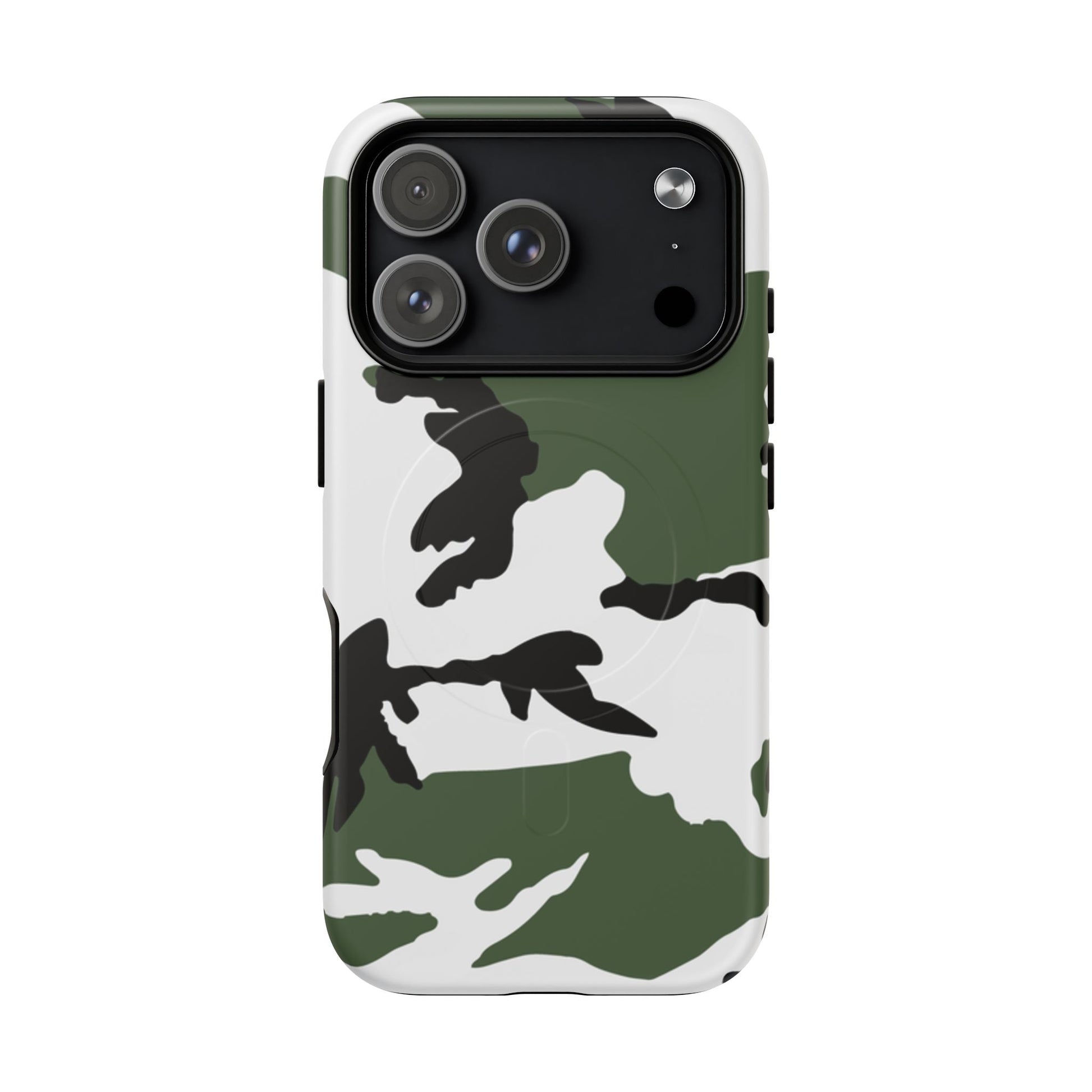 Three-Color Snow Camo MagSafe iPhone 17 Pro Field Case