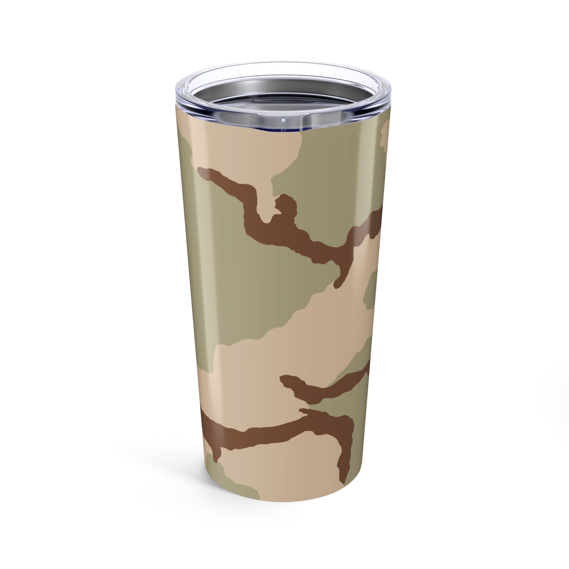 Three-Color Desert Camo 20oz Tumbler.