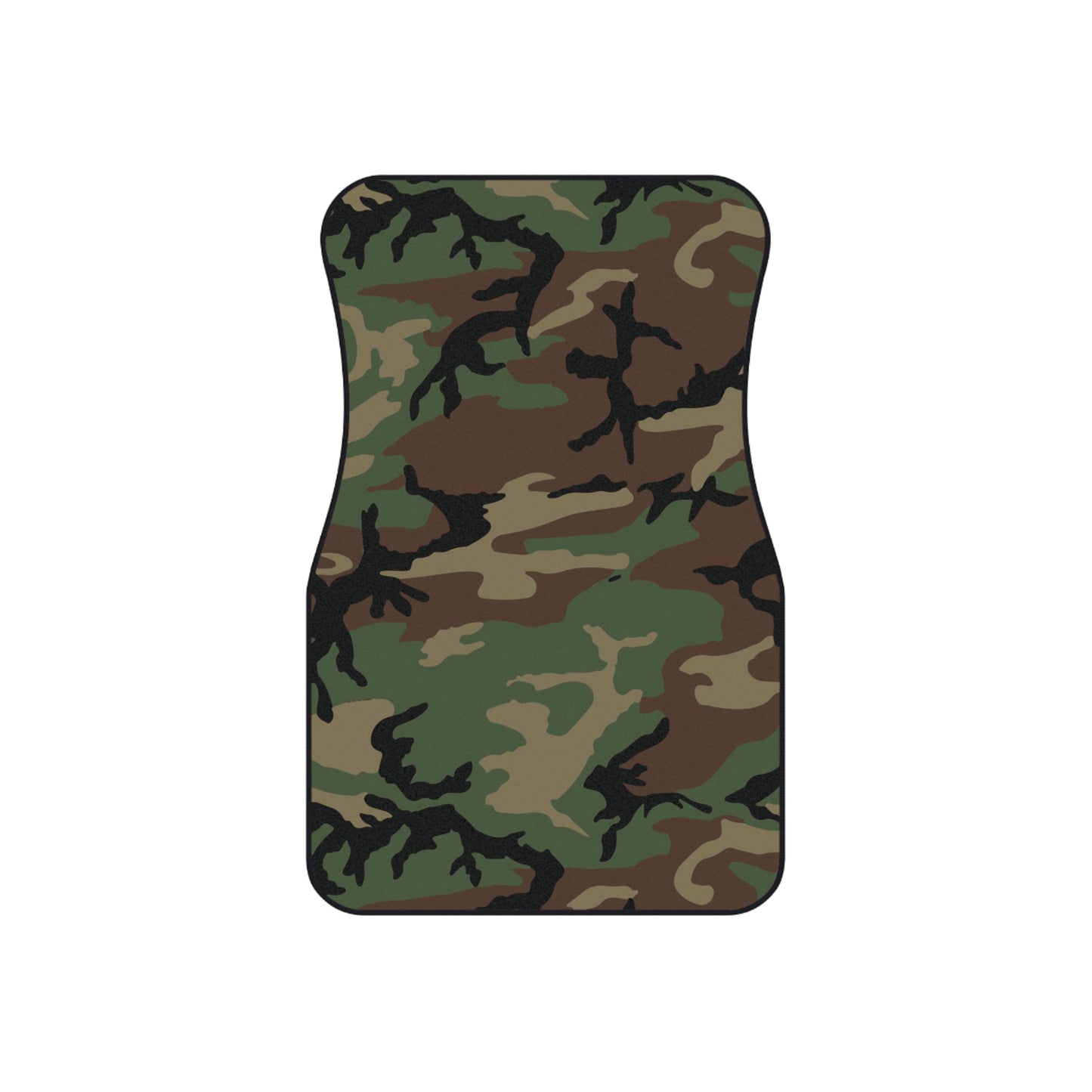 M81 Woodland Camo Front Seat Car Mats (Set of 2).