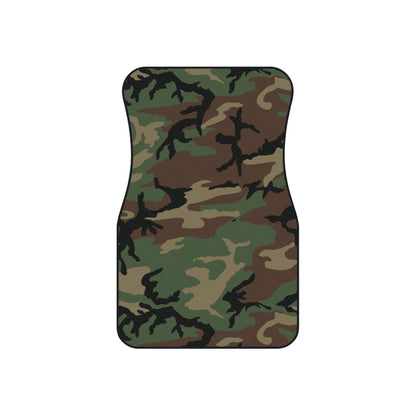 M81 Woodland Camo Front Seat Car Mats (Set of 2).