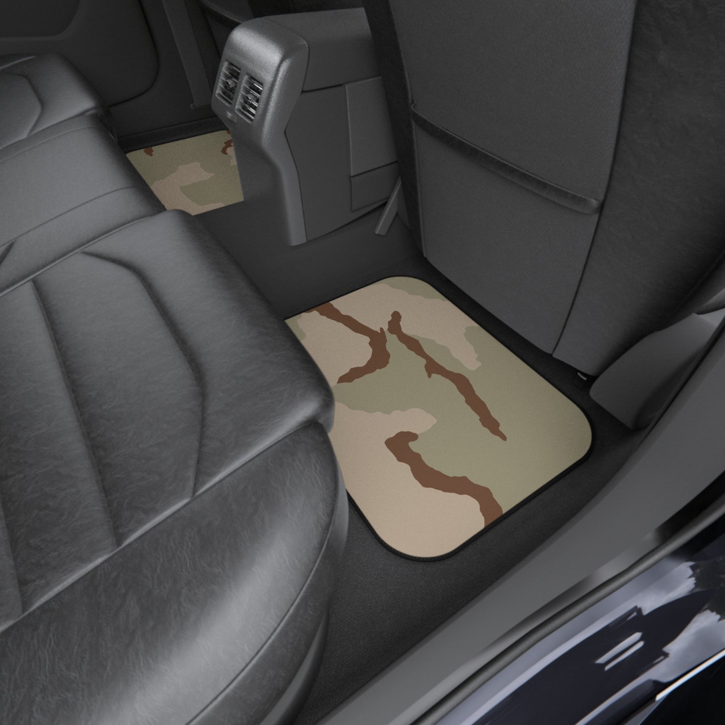 Three-Color Desert Camo All-Weather Car Mats (Set of 4)