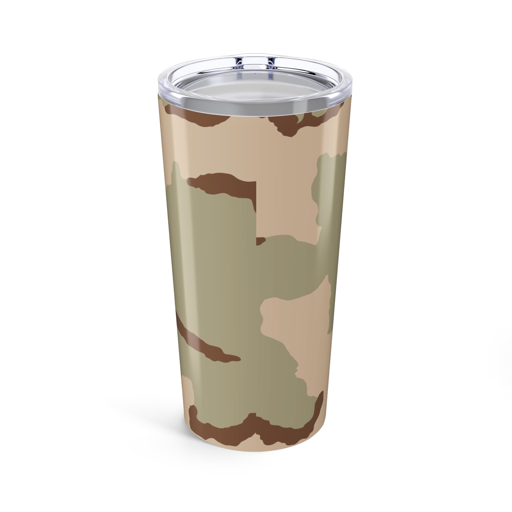 Three-Color Desert Camo 20oz Tumbler.