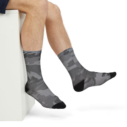 M81 Urban Camo Socks (Gray-Dominant)