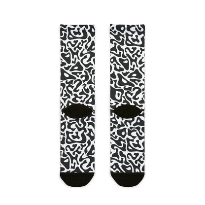 KMA Bacteria Camouflage Crew Socks - Concealing Coloration