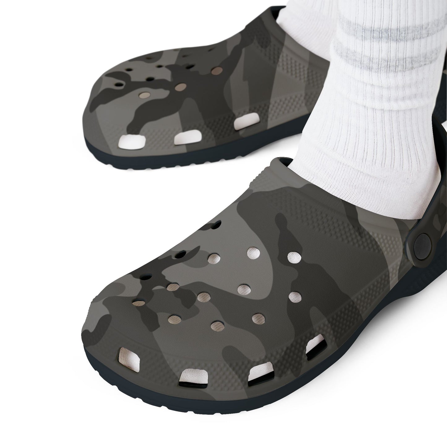 M81 Urban Camo EVA Clogs (Gray-Dominant Variation)