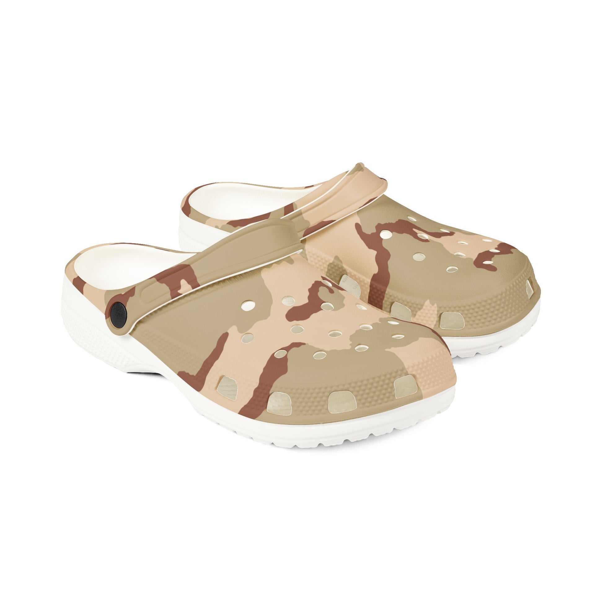 Three-Color Desert Camo EVA Clogs