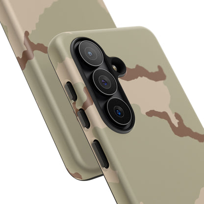 Three-Color Desert Camo Galaxy S26 Field Case
