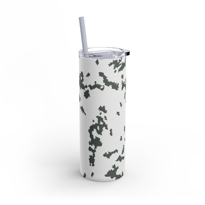 M05 Snow Camo 20oz Skinny Tumbler with Straw