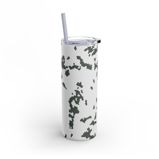 M05 Snow Camo 20oz Skinny Tumbler with Straw