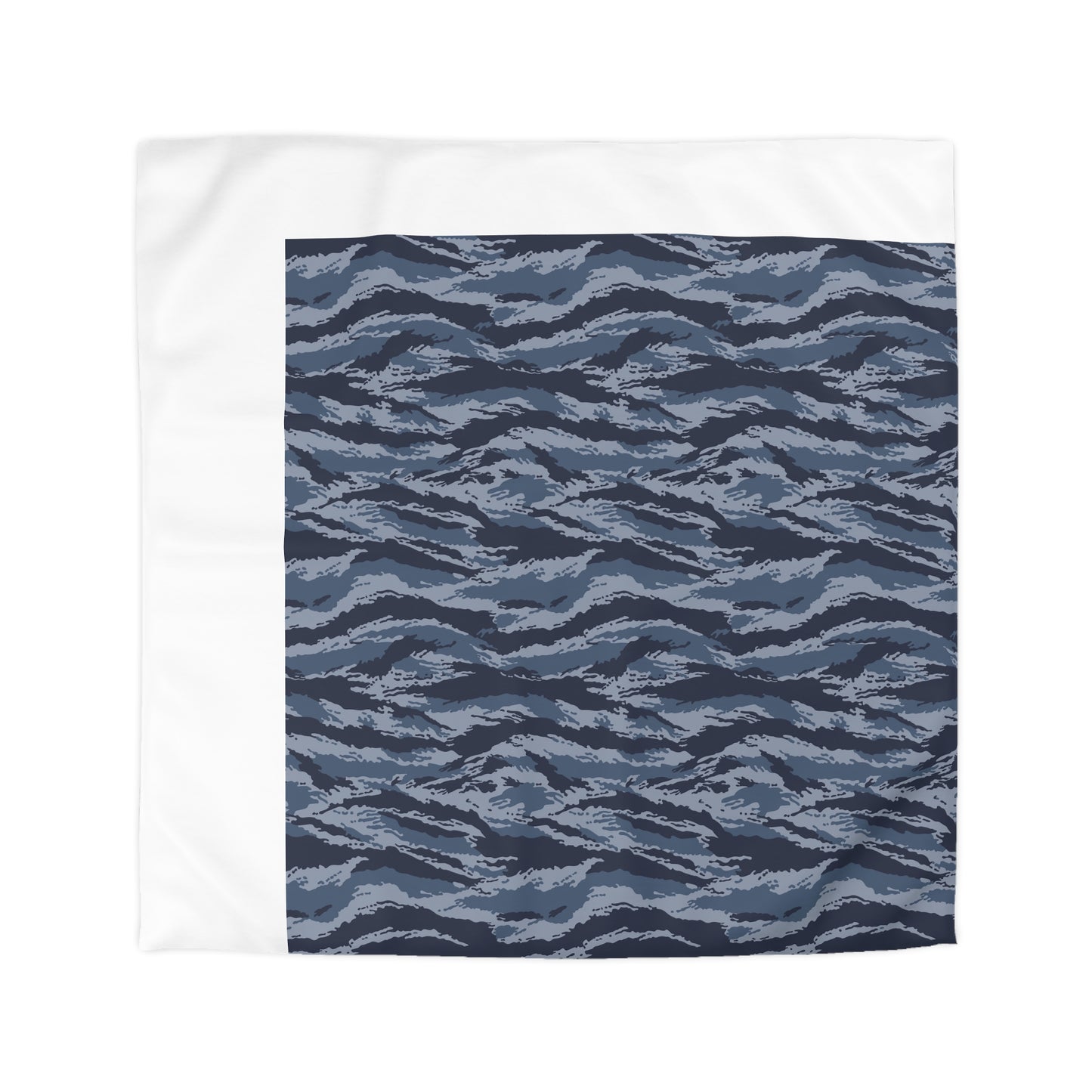 Copy of Kamysh Blue Camo Queen Bed Duvet Cover