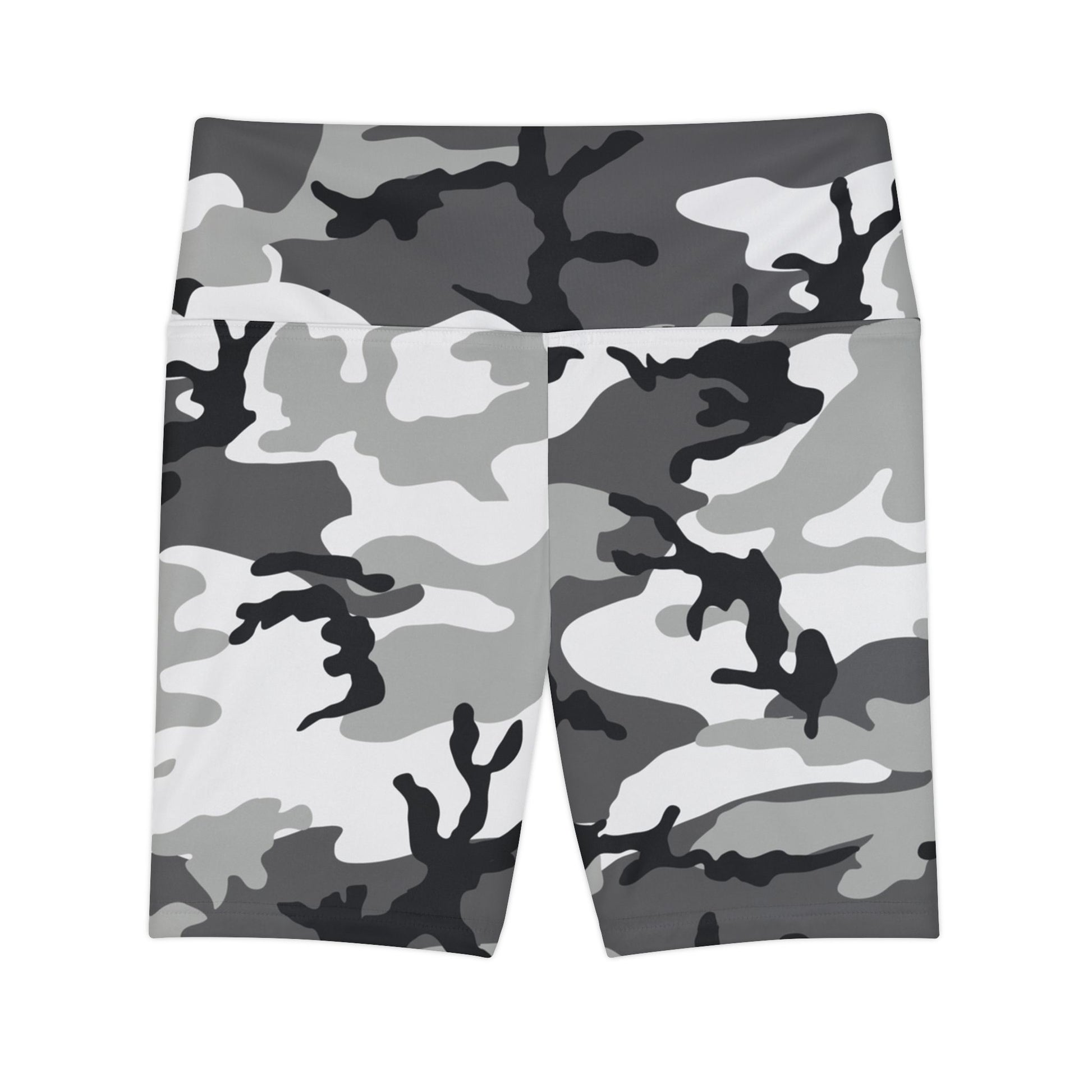 M81 Urban Woodland Camo High-Rise Bike Shorts