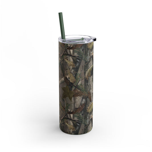 Blind Max HD Camo Skinny 20oz Tumbler with Straw.