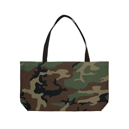 M81 Woodland Camo Horizontal Tote Bag