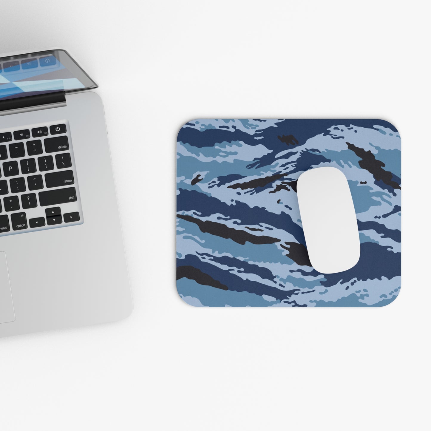 Kamysh Blue Camo Mouse Pad