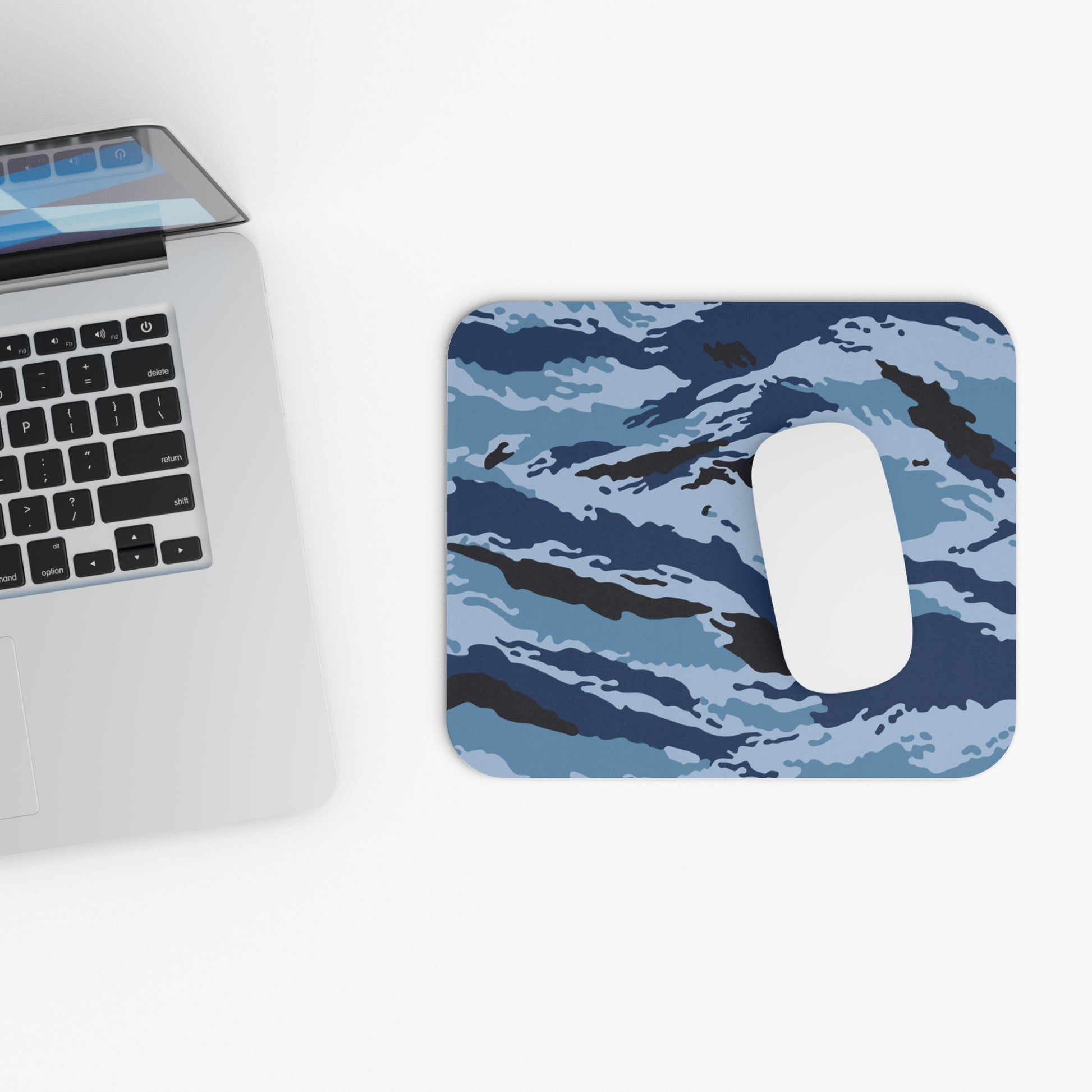 Kamysh Blue Camo Mouse Pad