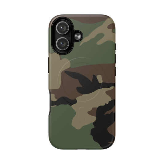 M81 Woodland Camo MagSafe iPhone 17 Field Case _ Concealing Coloration