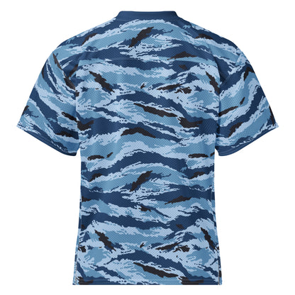 Kamysh Blue Camo Football Jersey