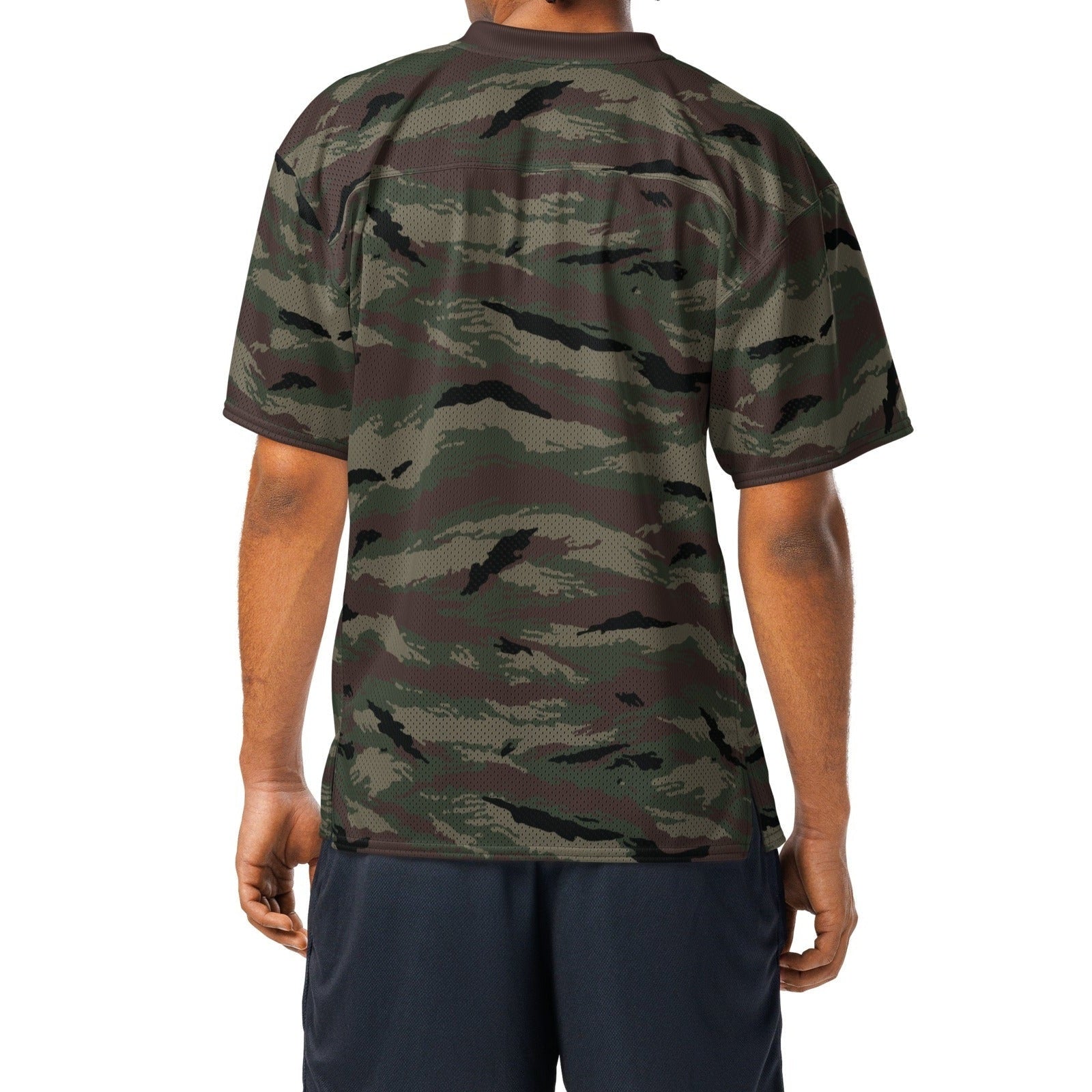 Kamysh Woodland Camo Football Jersey - Concealing Coloration