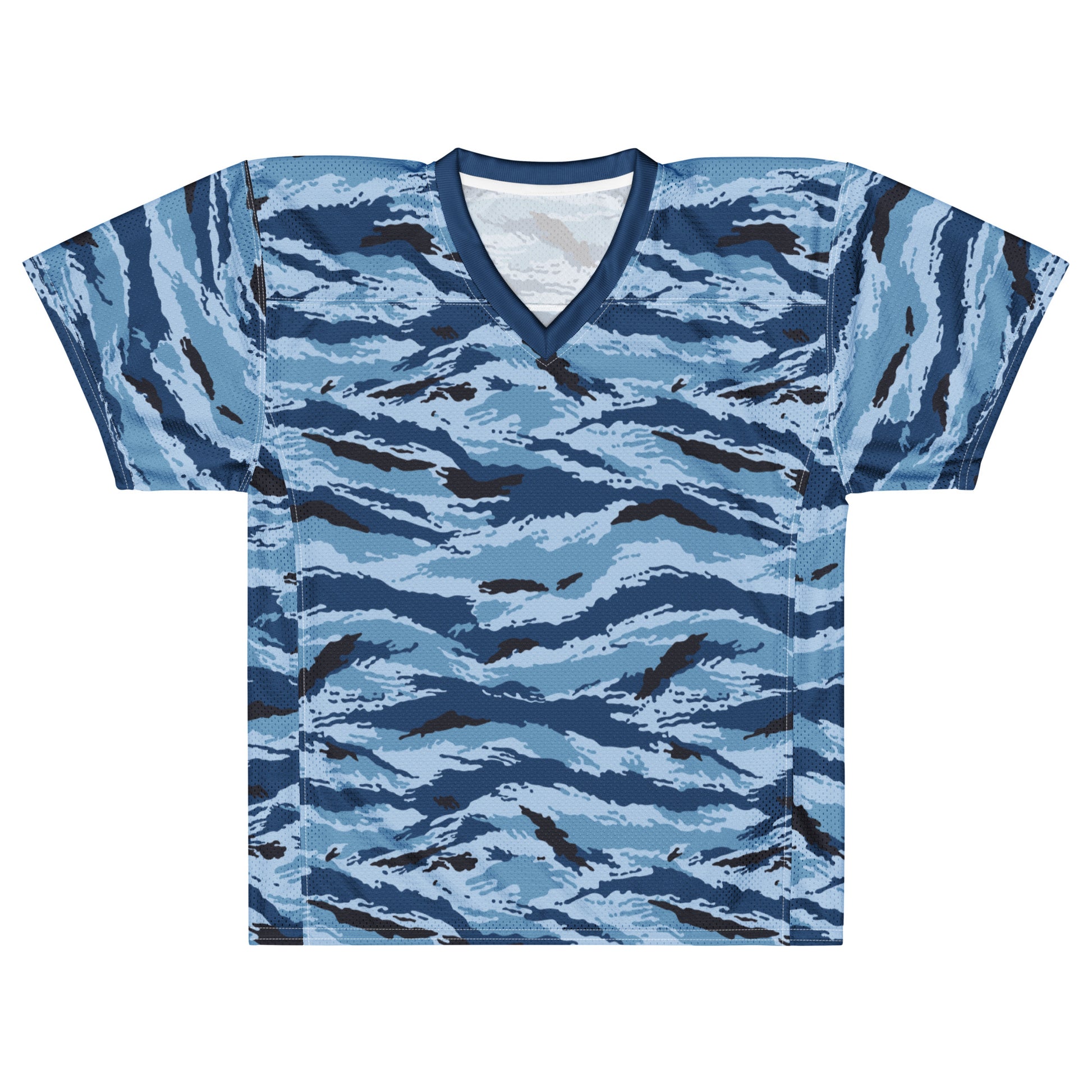Kamysh Blue Camo Football Jersey