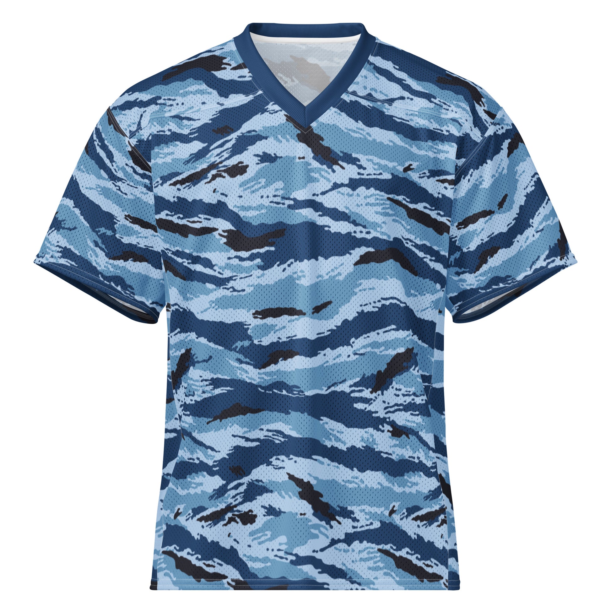 Kamysh Blue Camo Football Jersey