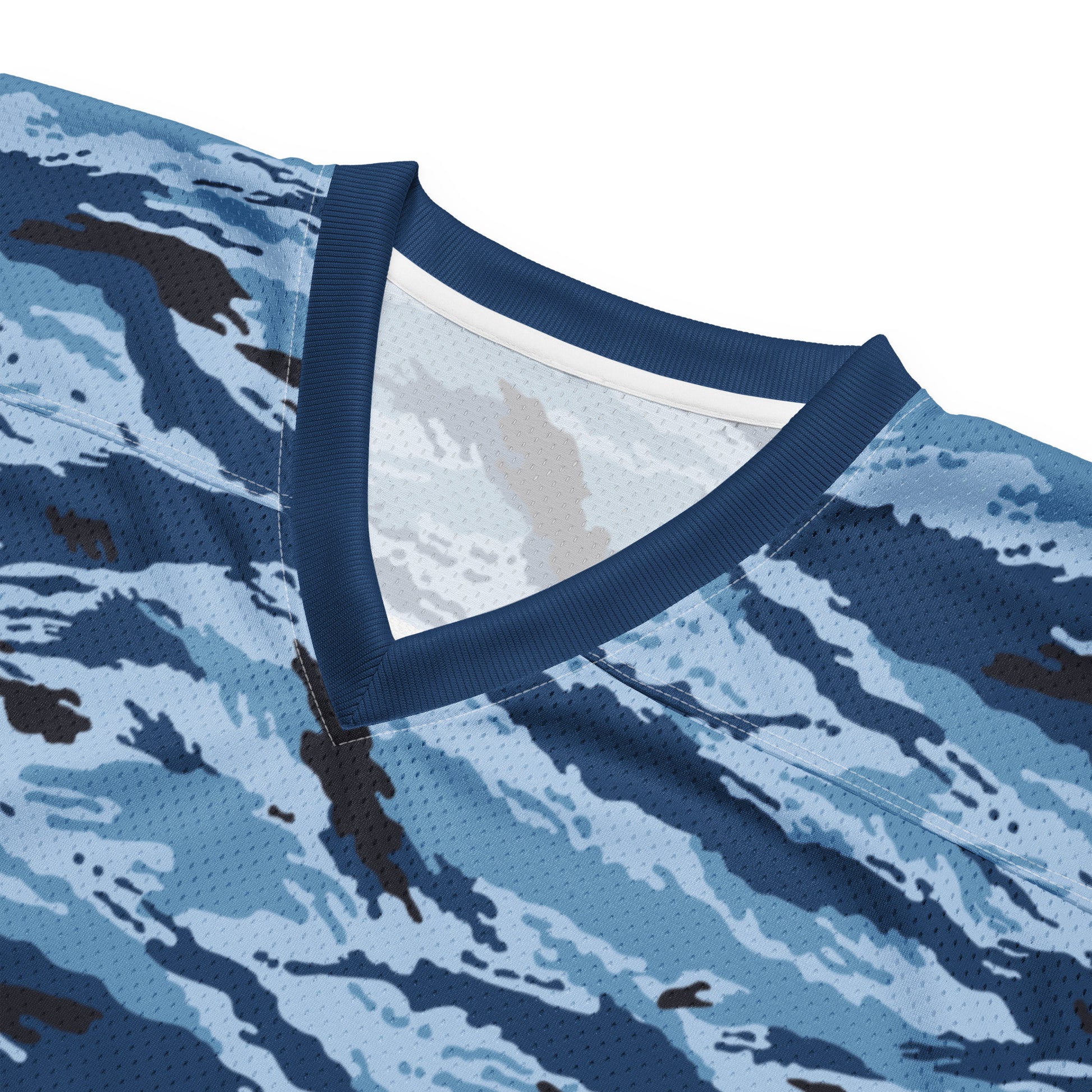 Kamysh Blue Camo Football Jersey