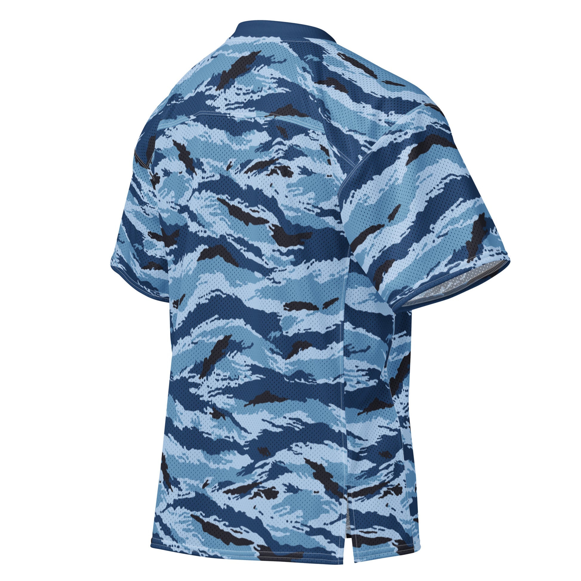 Kamysh Blue Camo Football Jersey