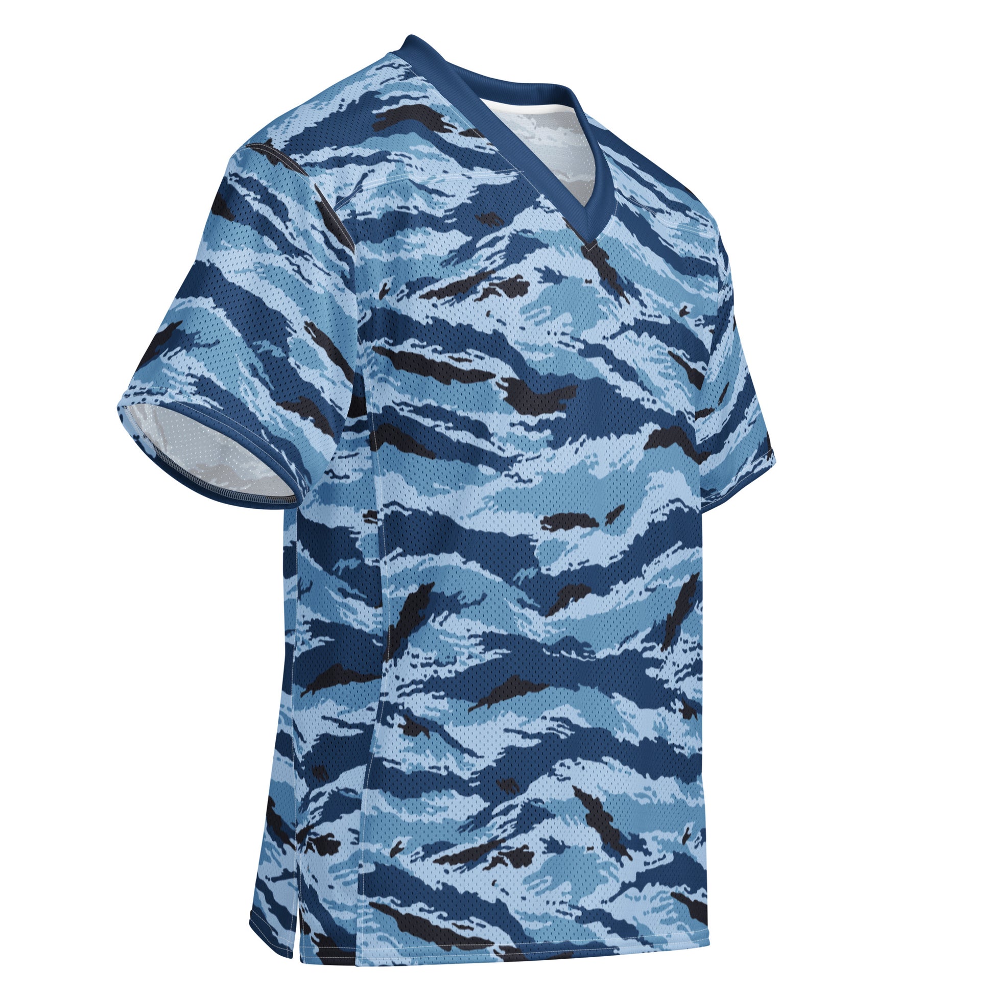 Kamysh Blue Camo Football Jersey