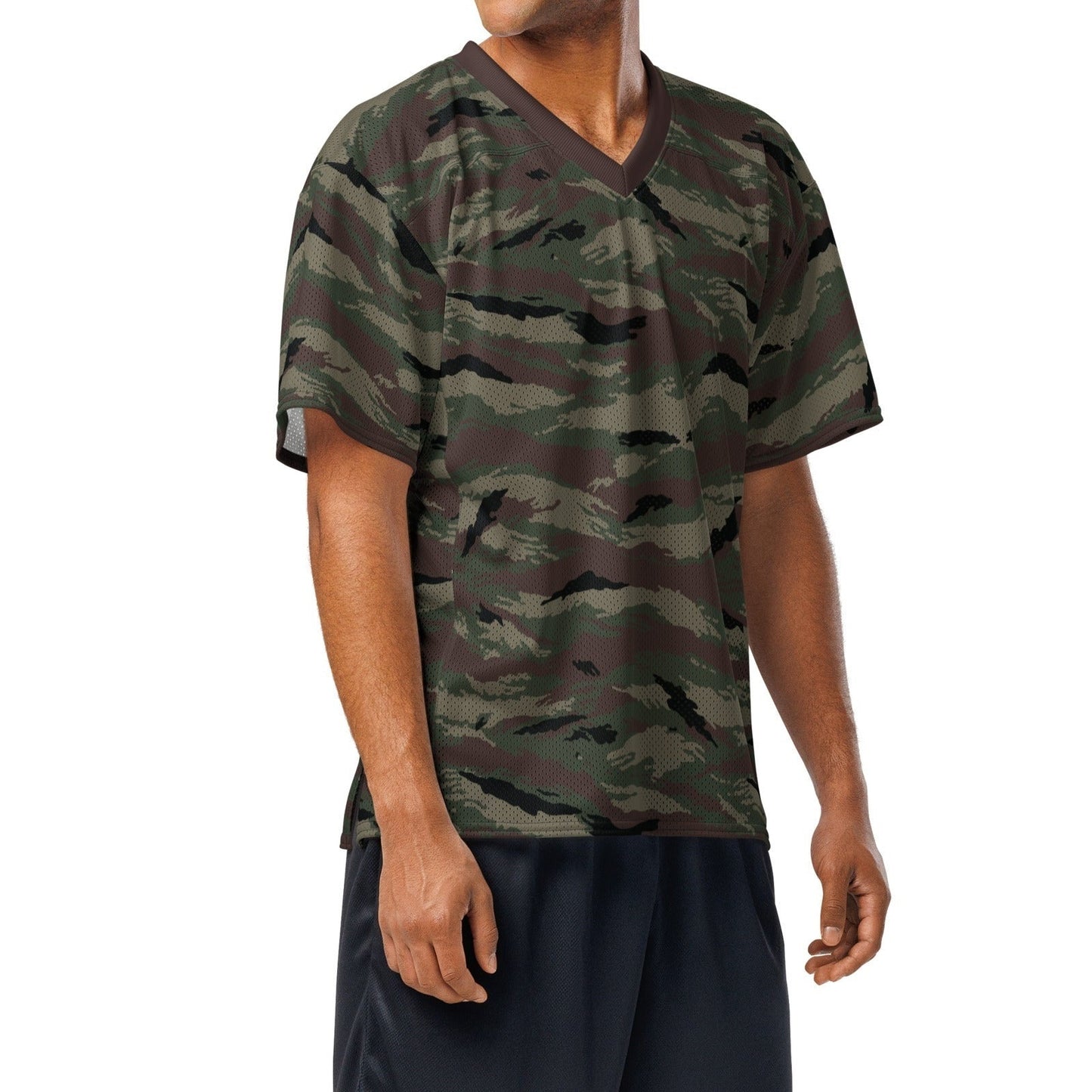 Kamysh Woodland Camo Football Jersey - Concealing Coloration
