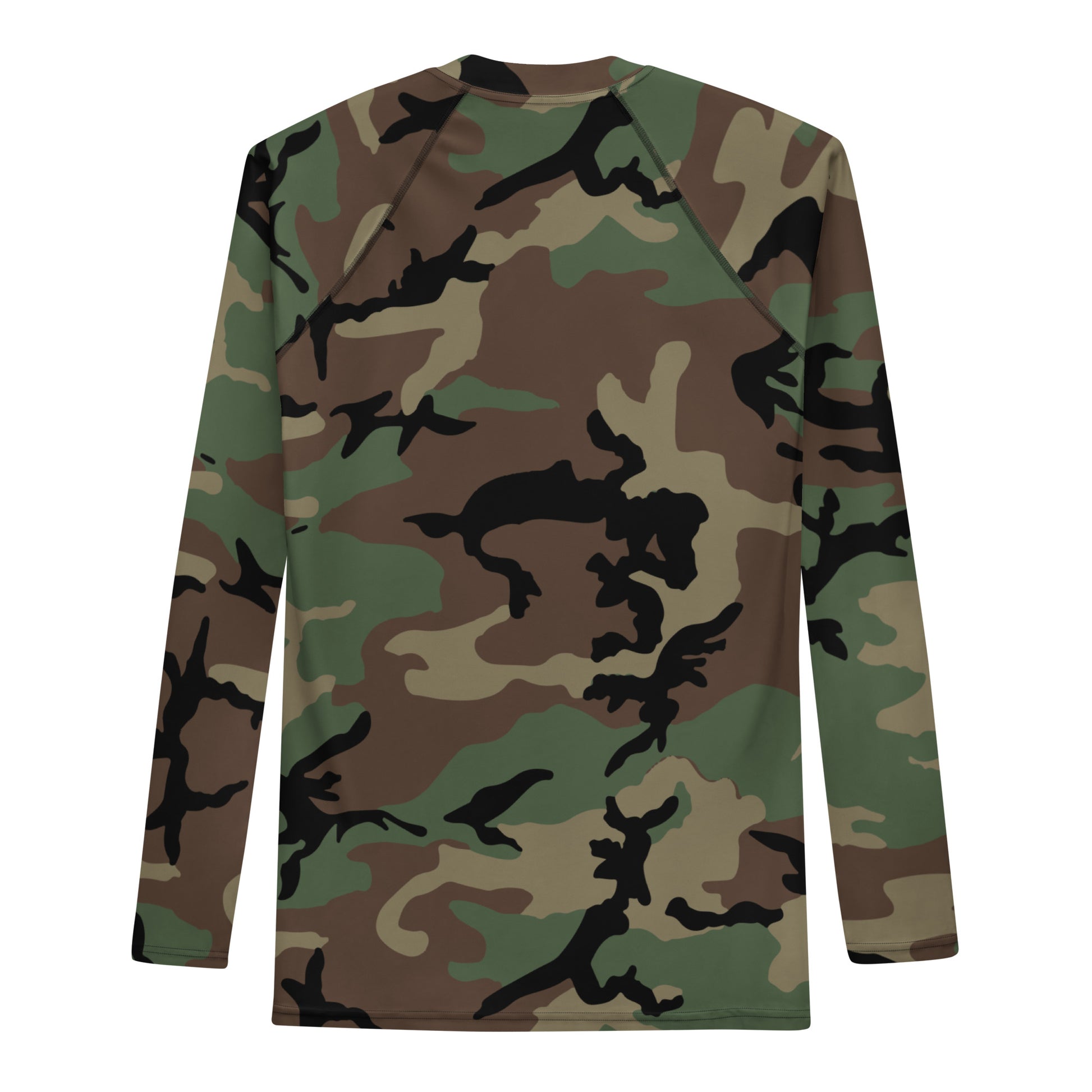 M81 Woodland Camo LS Rash Guard _ Concealing Coloration