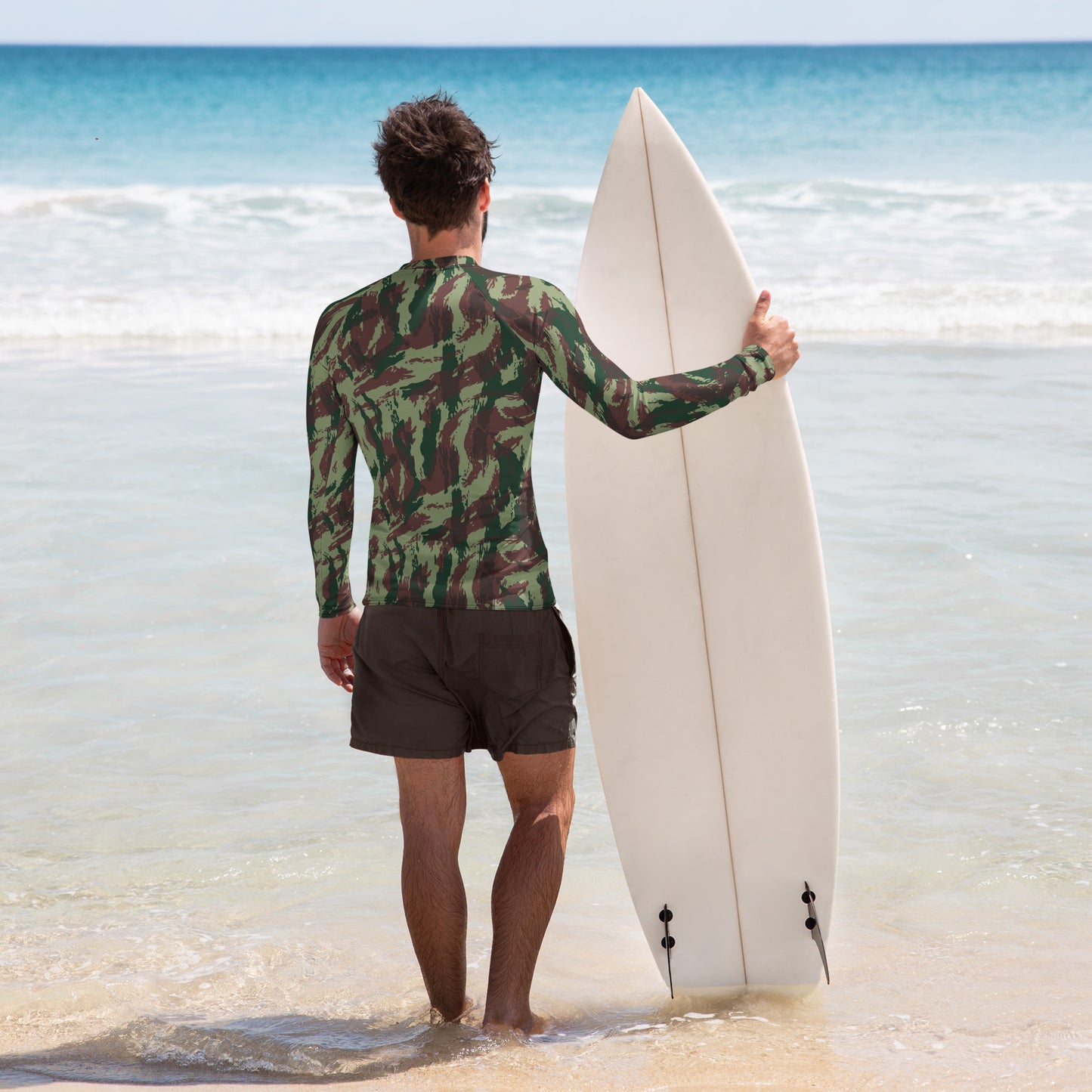 Portuguese Lizard Camo LS Rash Guard