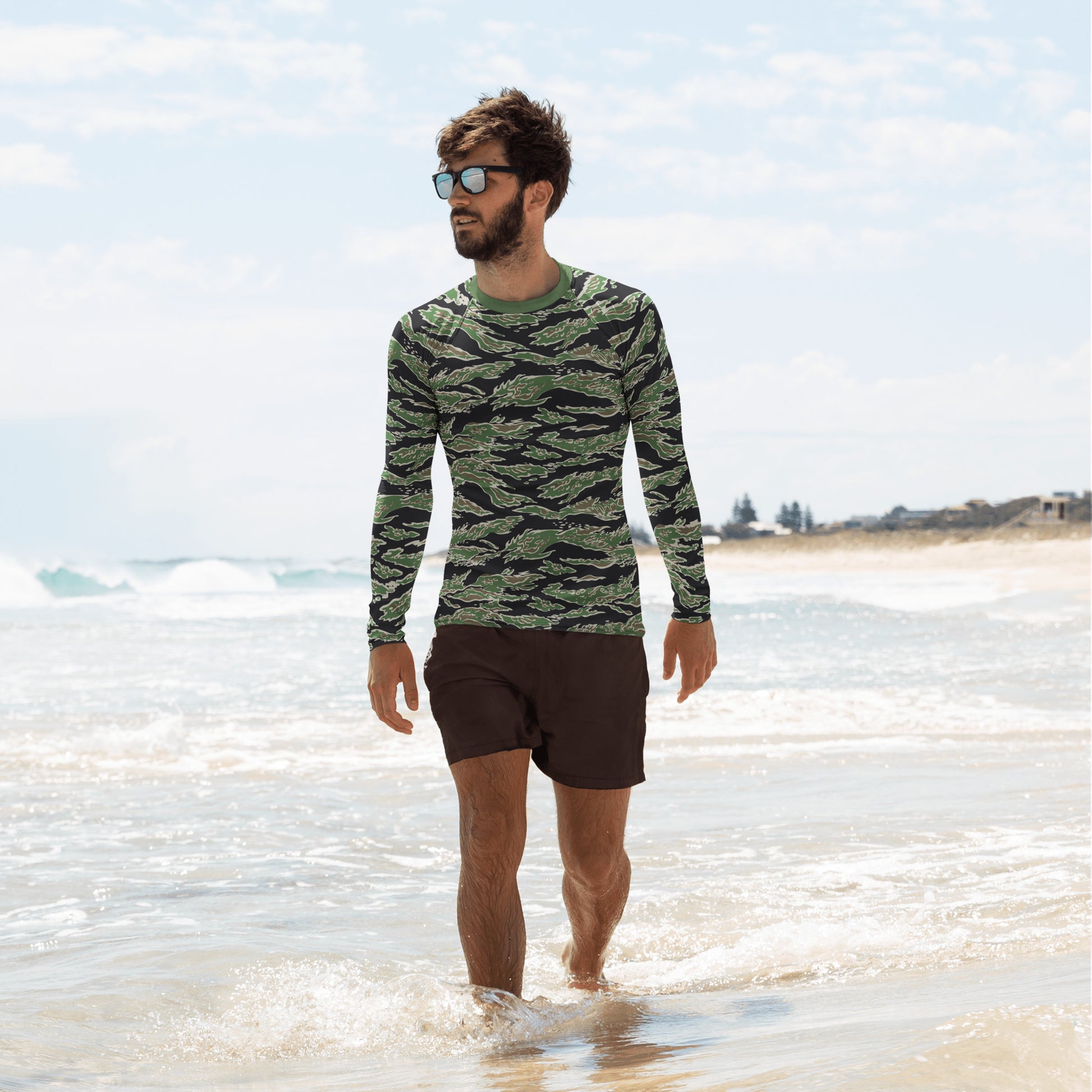 Tiger Stripe LLS Camo LS Rash Guard