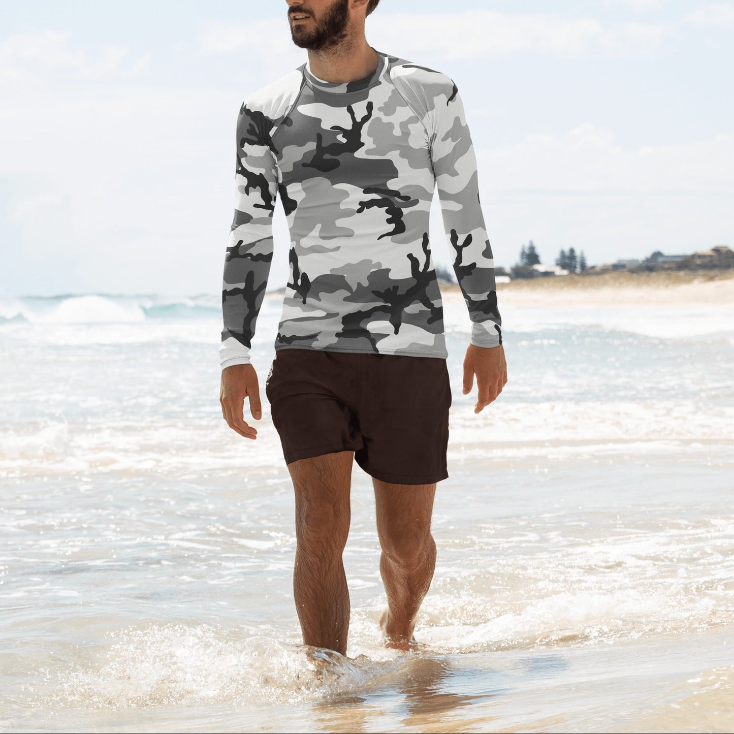 M81 Urban Camo LS Rash Guard