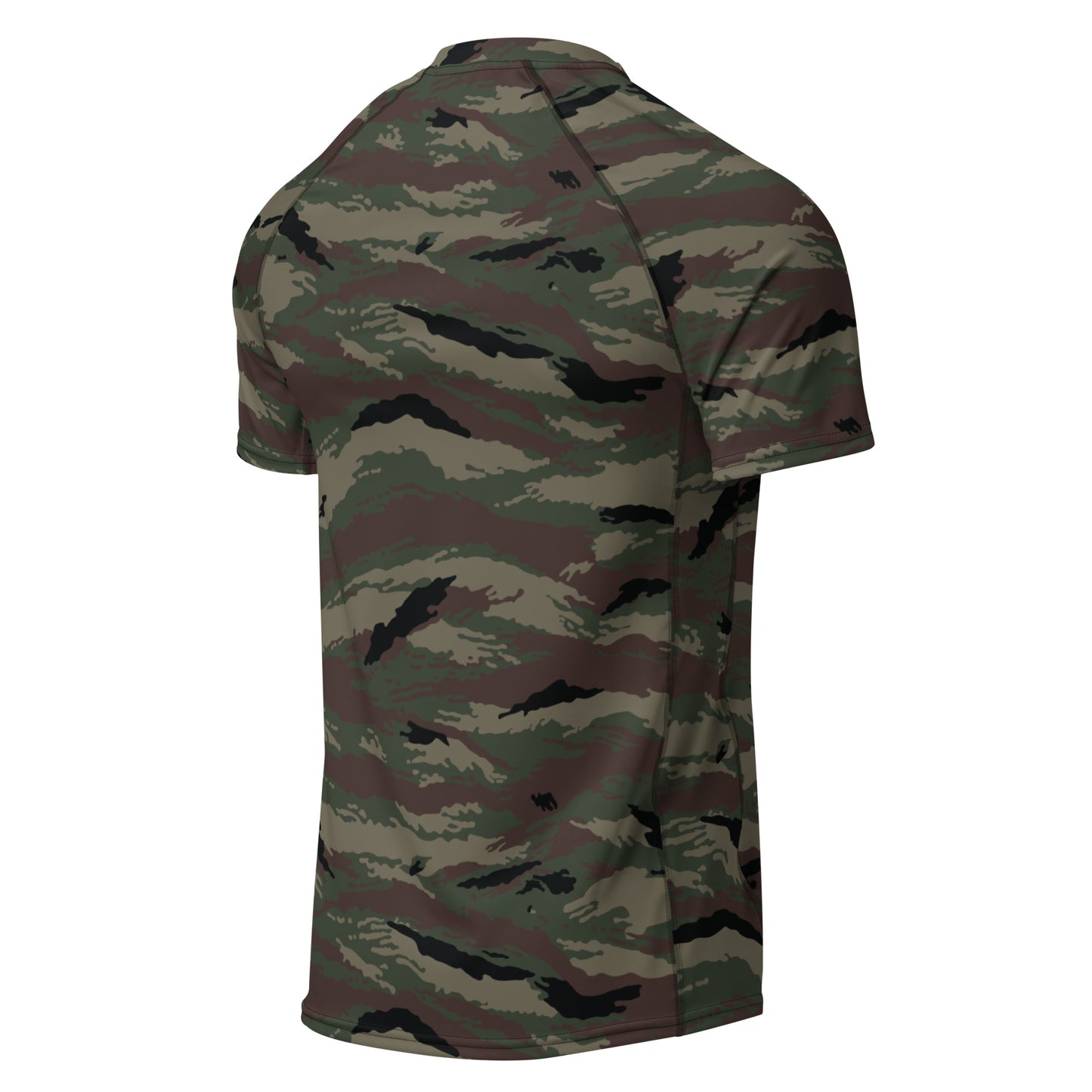 Kamysh Woodland Camo SS Rash Guard _ Concealing Coloration