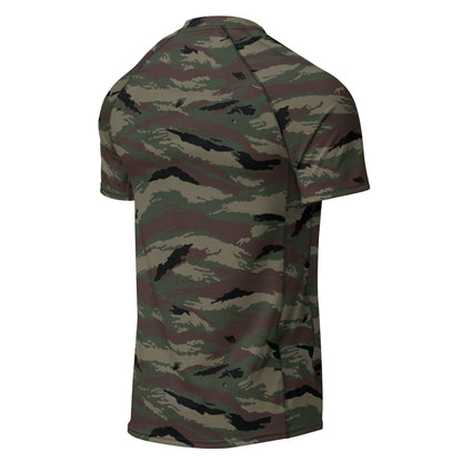Kamysh Woodland Camo SS Rash Guard _ Concealing Coloration