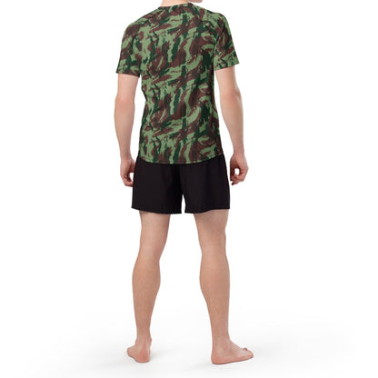 Portuguese Lizard Camo SS Rash Guard _ Concealing Coloration
